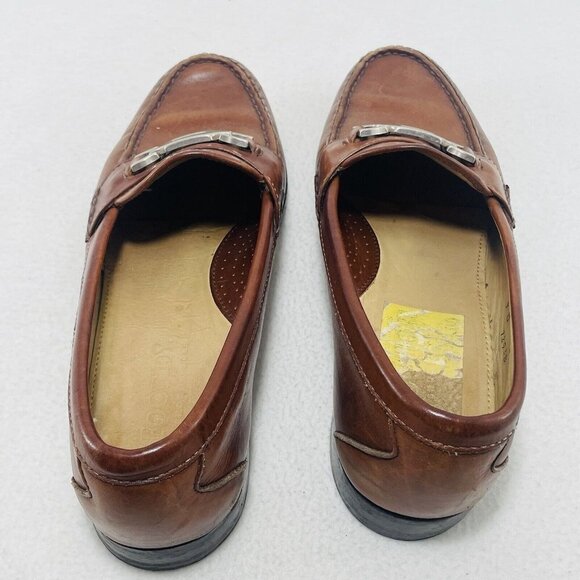 Footjoy Shoes Leather Brown Men Size 9D 72938 Loafer Oxford Workwear Casual Usa main image 7